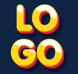 3д логотип из красивого шрифта онлайн с красивым эффектом
